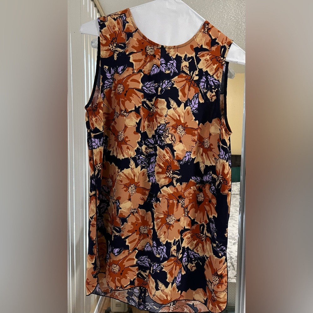 Aritzia WILFRED Floral Sevres Blouse Tank